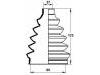 Faltenbalg, Antriebswelle CV Boot:39241-BU185