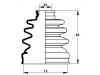 Faltenbalg, Antriebswelle CV Boot:0K2A5-22-540