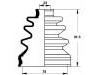 Faltenbalg, Antriebswelle CV Boot:44017-ST7-R50