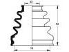 Coupelle, arbre de commande CV Boot:42017-S2A-010