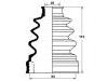 Faltenbalg, Antriebswelle CV Boot:MA10-22-540